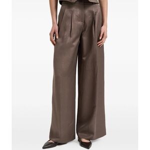 Peserico pleated trousers- brown